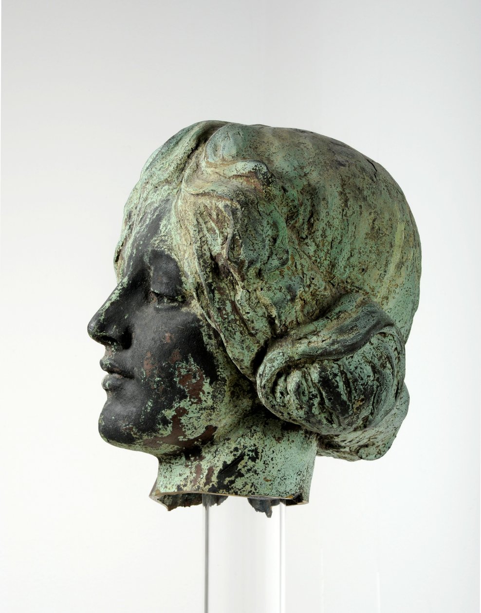 Head of Victory från Leeds War Memorial av Henry Charles Fehr