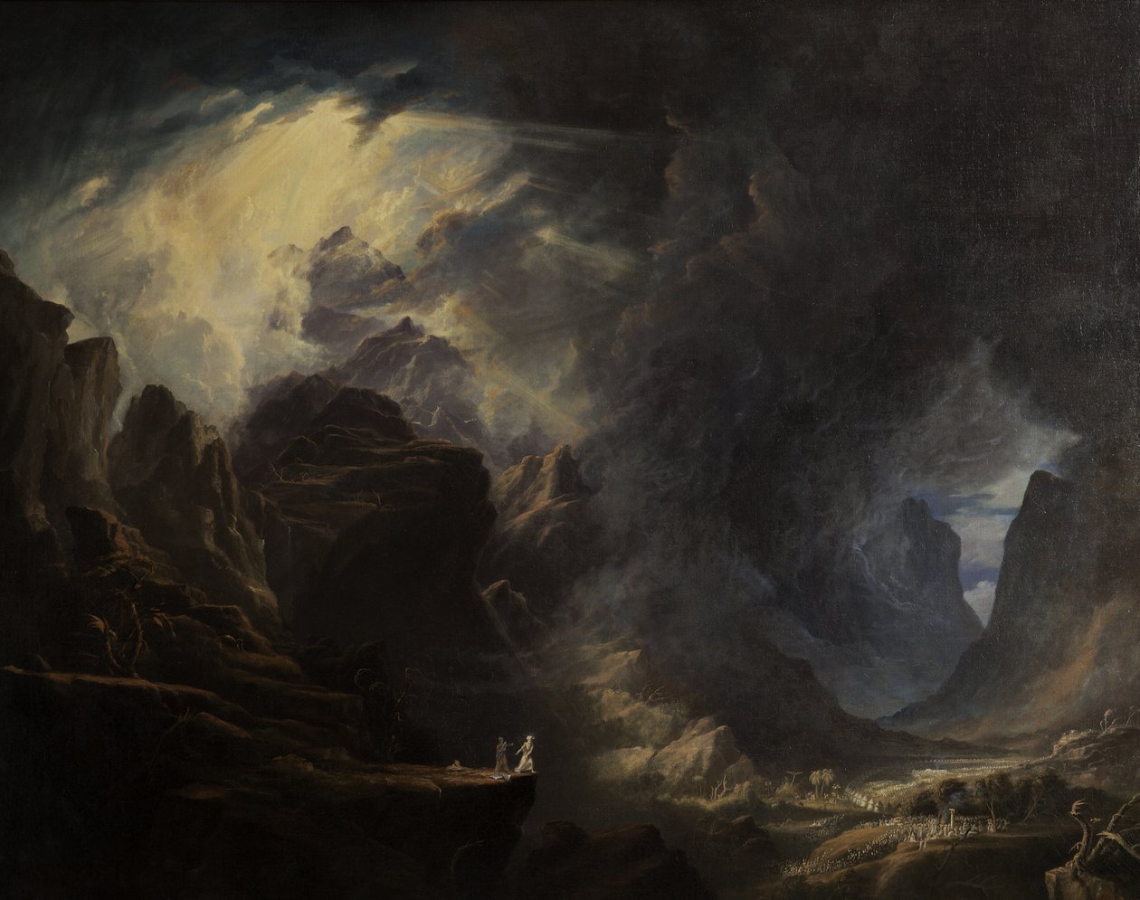 Moses på berget, 1828-1829 av Henry Cheever Pratt