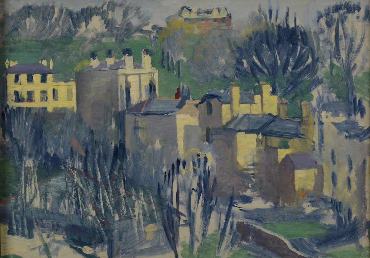 Vårmorgon, Hampstead av Henry Clarence Whaite