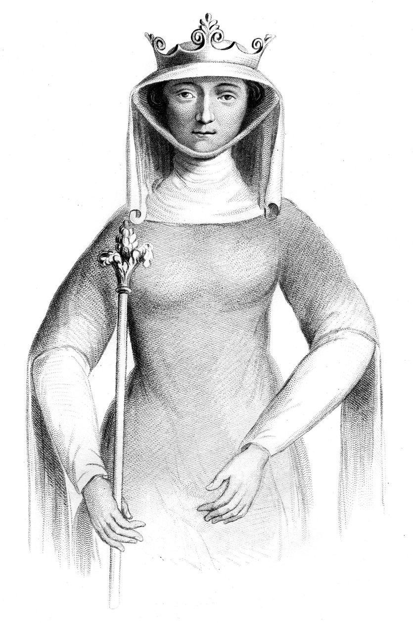 Isabella av Frankrike, drottning gemål av Edward II av England. av Henry Colburn