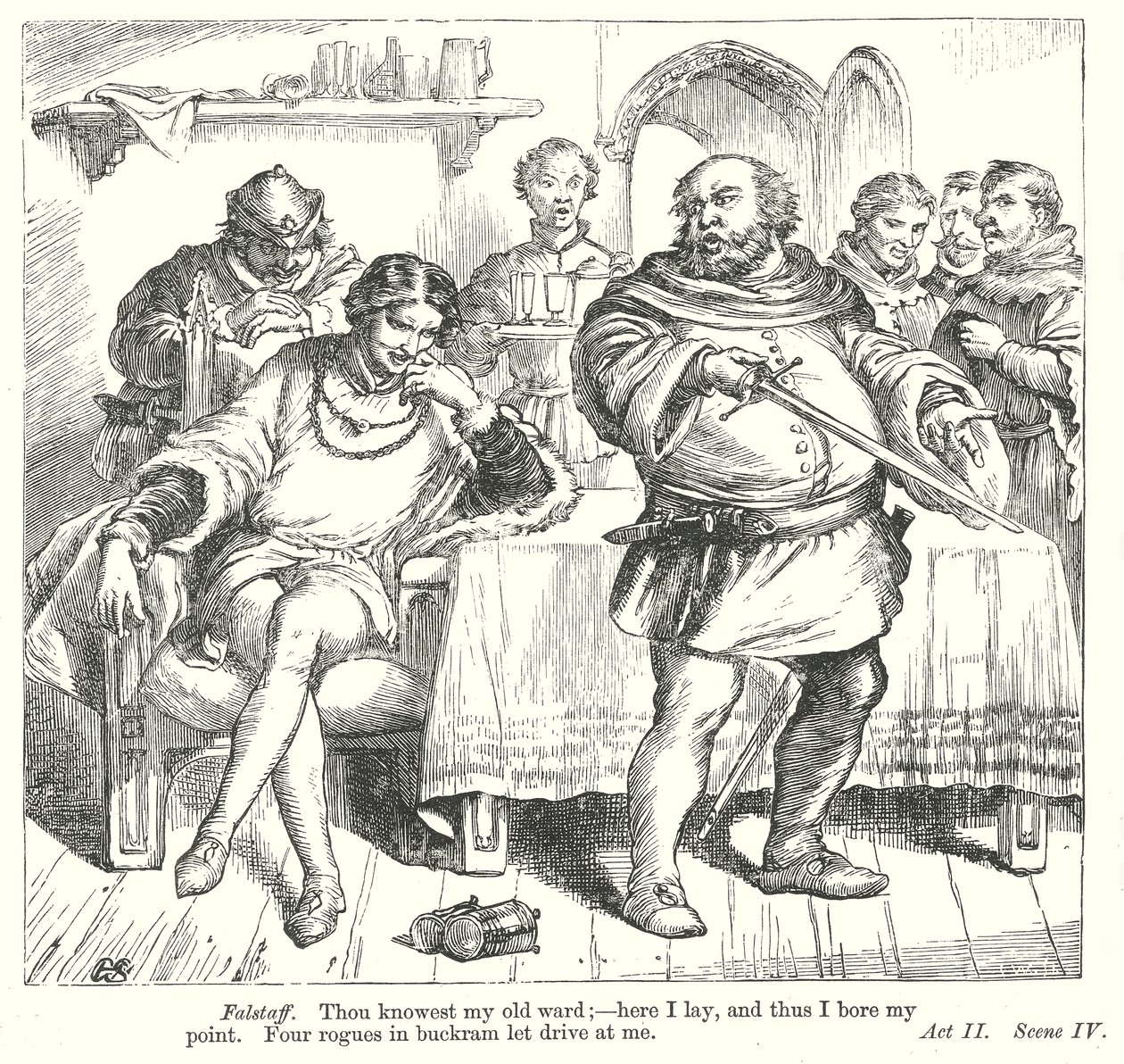Kung Henrik del I (gravyr) av Henry Courtney (after) Selous