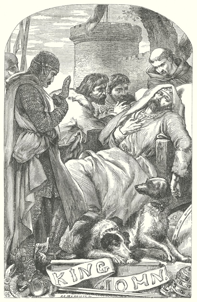 Kung Johan (gravyr) av Henry Courtney (after) Selous
