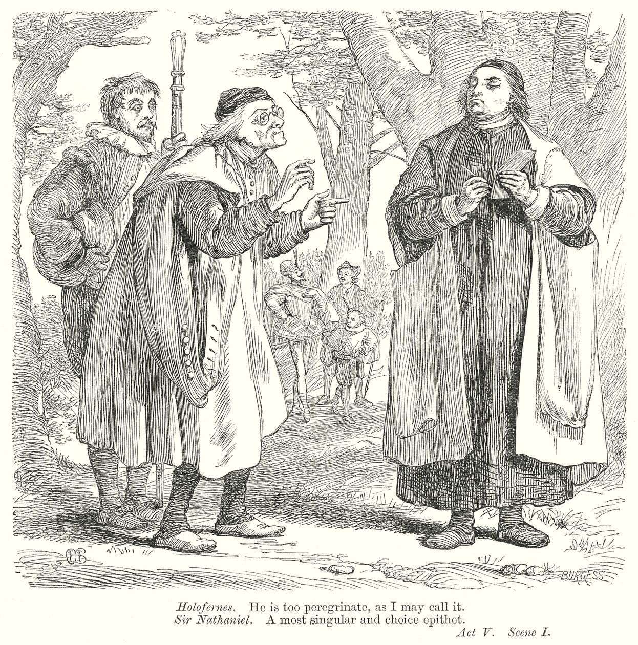 Kärlekens förlorade arbete (gravyr) av Henry Courtney (after) Selous
