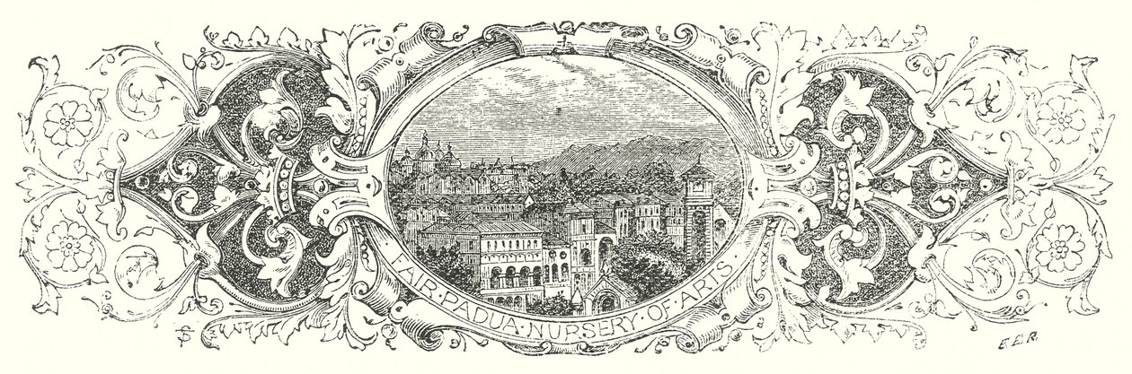 Padua (gravyr) av Henry Courtney (after) Selous