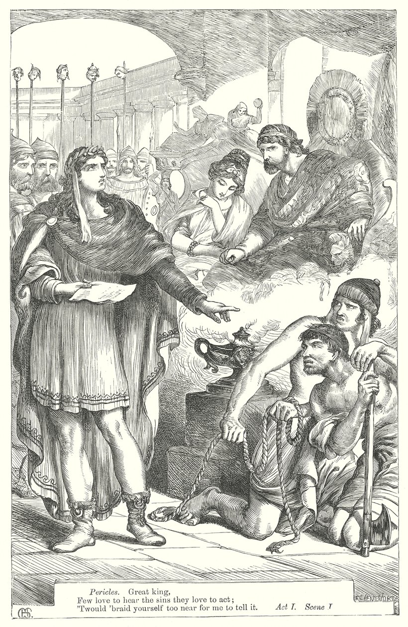 Perikles (gravyr) av Henry Courtney (after) Selous