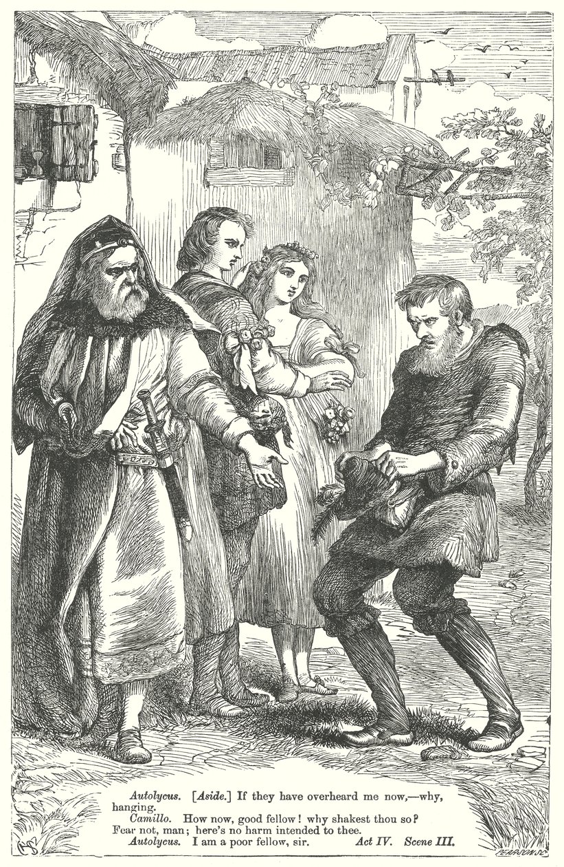 Vintersagan (gravyr) av Henry Courtney (after) Selous