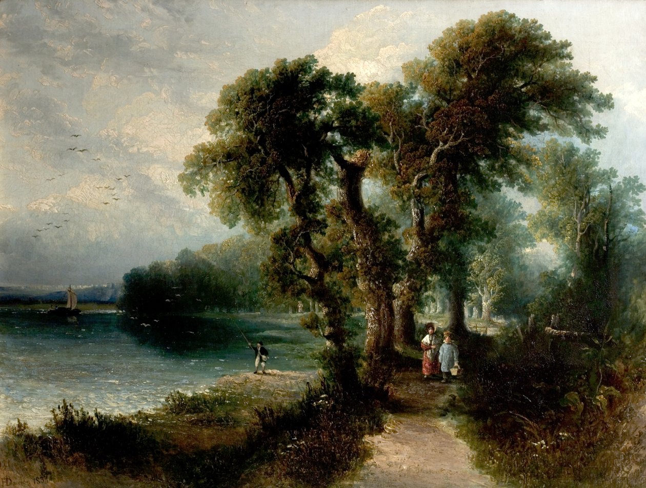 Nottingham från Wilford Grove, 1831 av Henry Dawson
