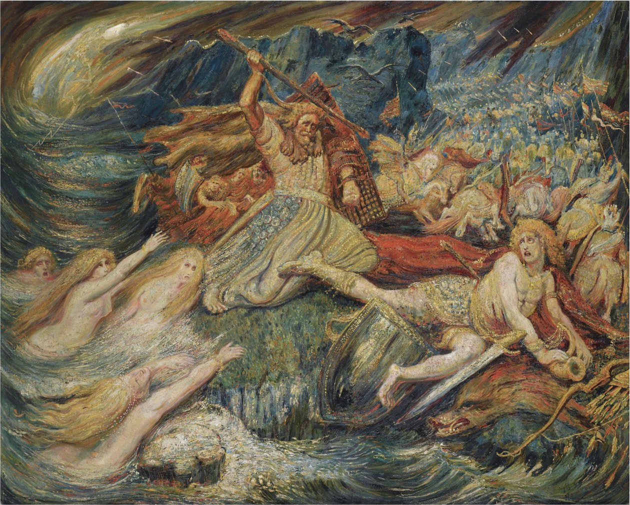 Siegfrieds död, 1899 av Henry De Groux