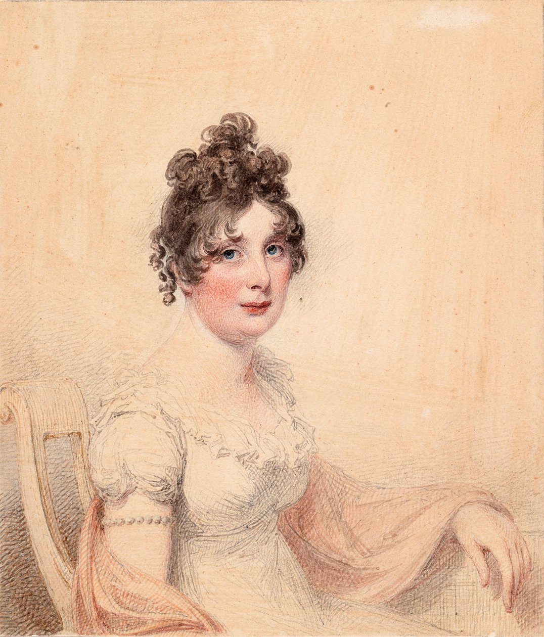 Lady Juliana Saint Aubyn (1769-1856) av Henry Edridge