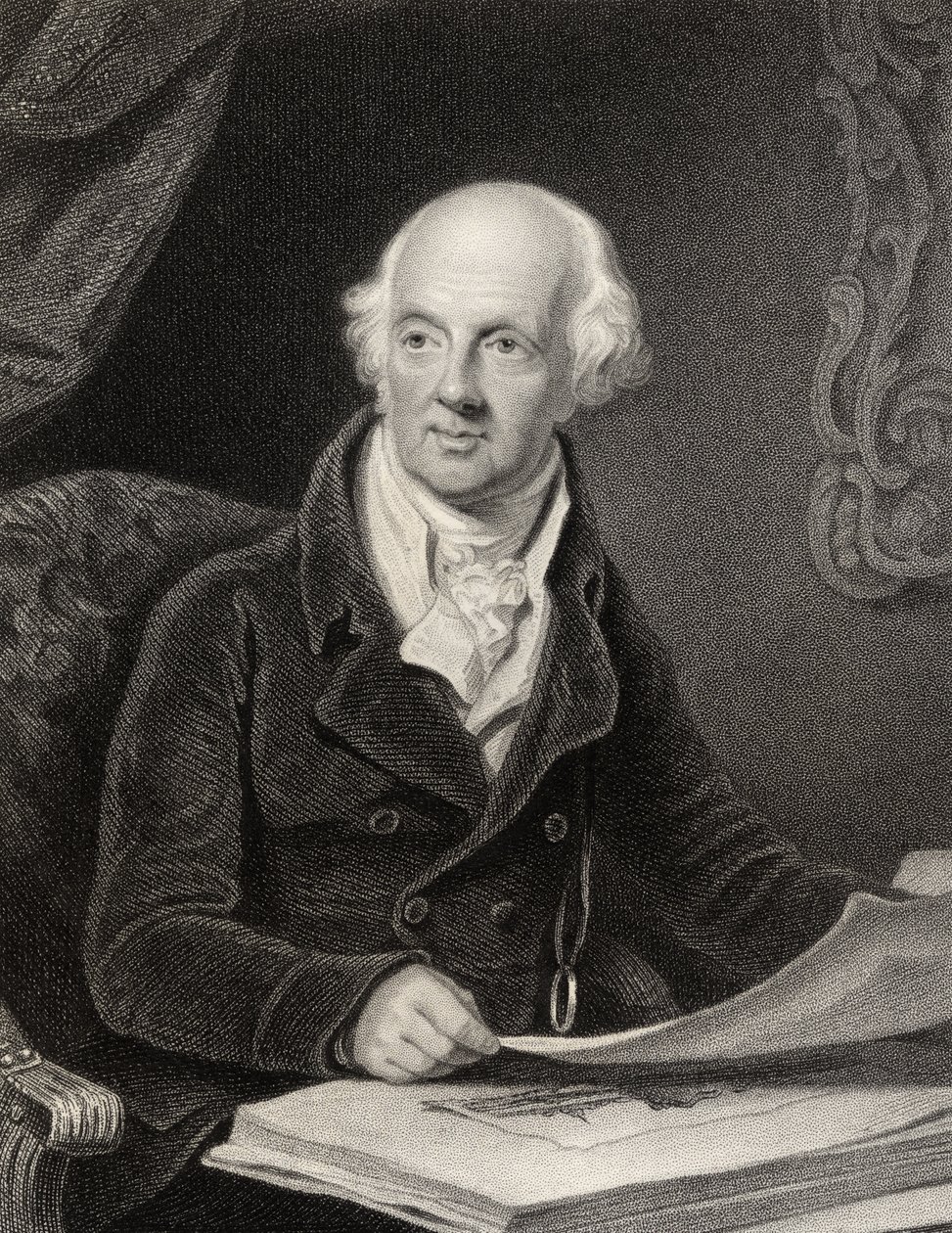 Sir Abraham Hume, 2nd Baronet, graverad av J. Jenkins, från 
