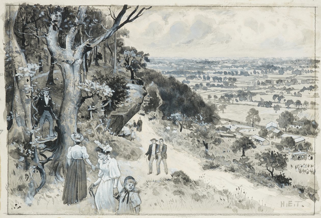 Alderley Edge, en picknick av Henry Edward Tidmarsh