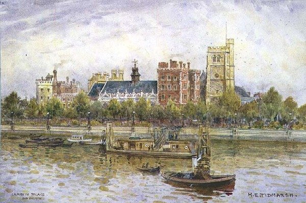 Lambeth Palace och kyrkan av Henry Edward Tidmarsh