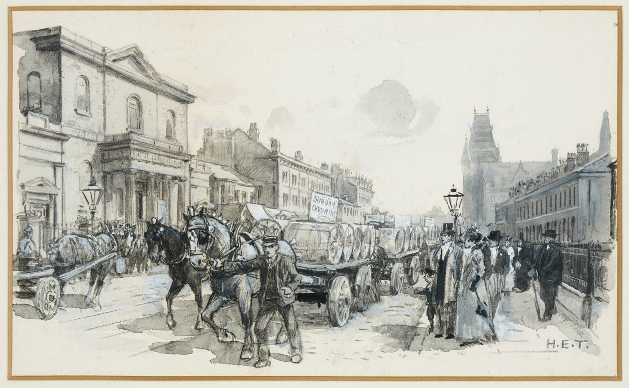 första maj, Oxford Street av Henry Edward Tidmarsh