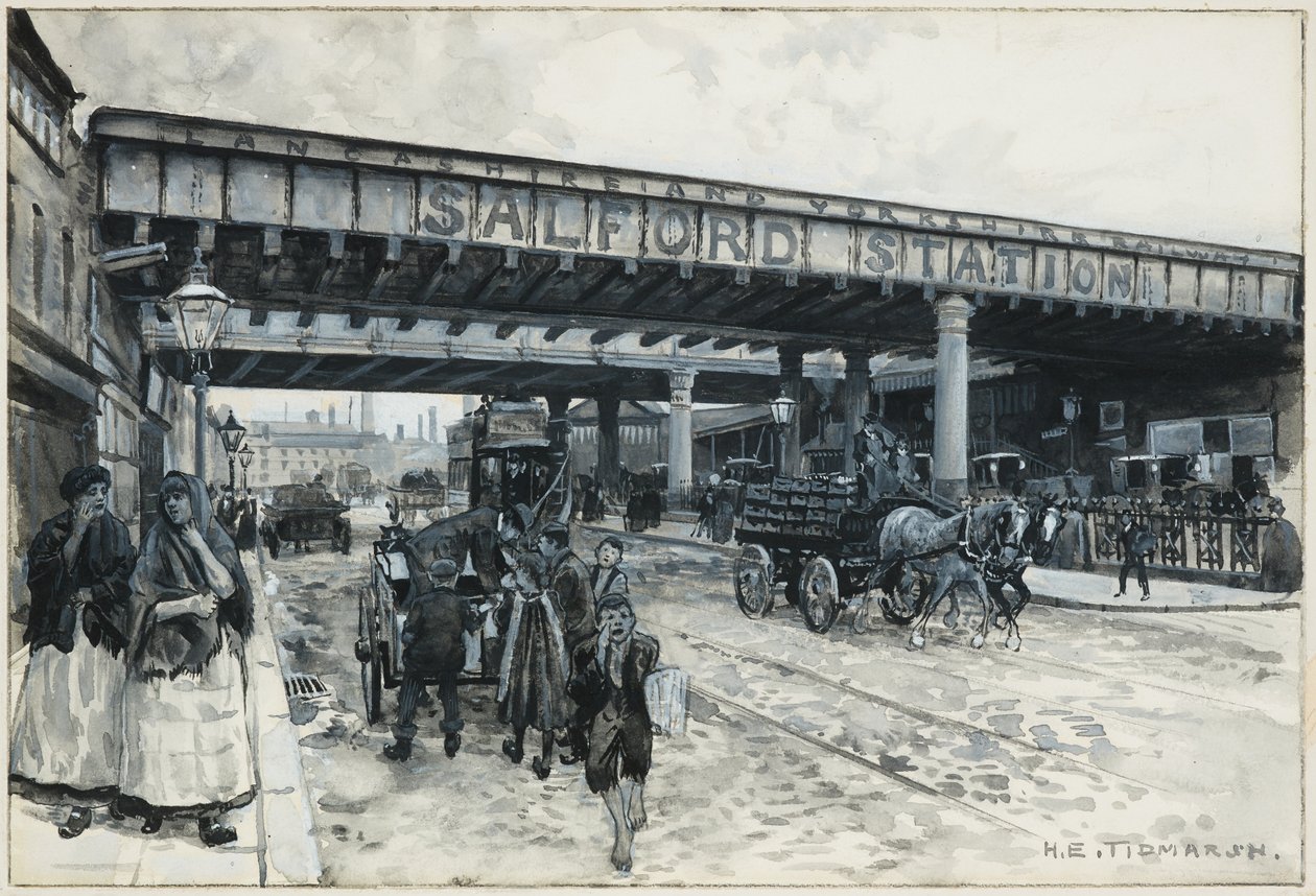 Salfords järnvägsstation, New Bailey Street av Henry Edward Tidmarsh
