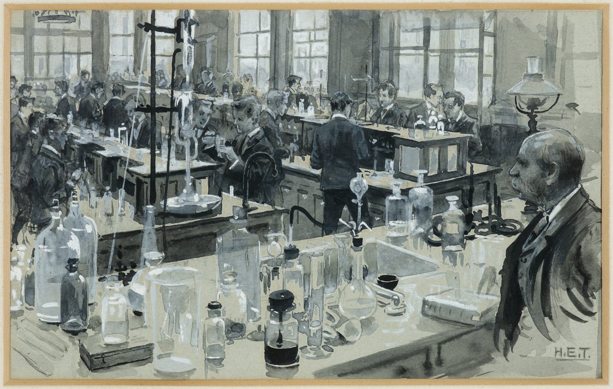 Kemiska laboratoriet, Läroverket av Henry Edward Tidmarsh