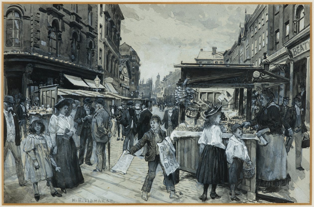 Den gamla marknadsplatsen av Henry Edward Tidmarsh