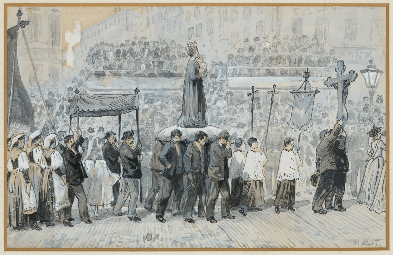 Pingstprocessioner av Henry Edward Tidmarsh