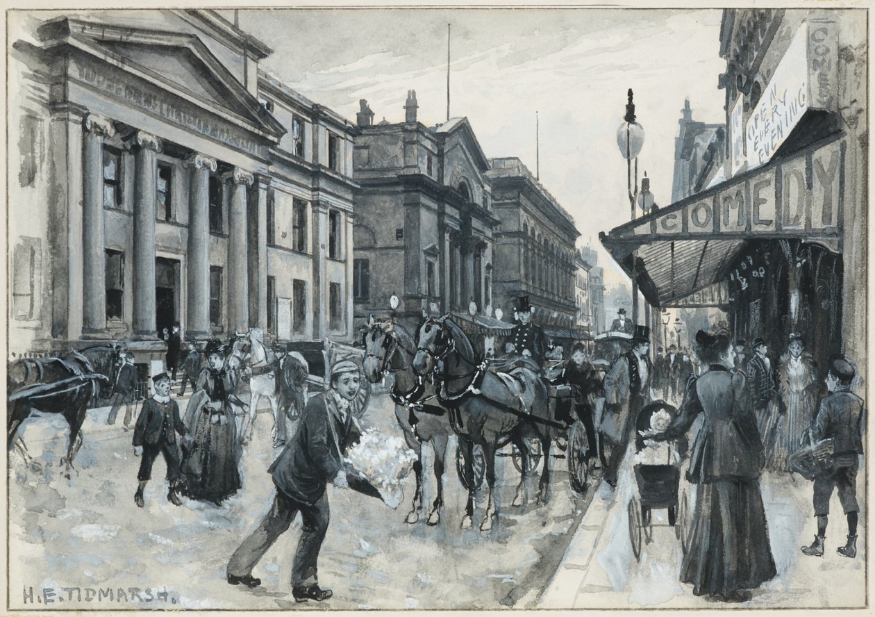 Y.M.C.A. Theatre Royal och Comedy Theatre av Henry Edward Tidmarsh