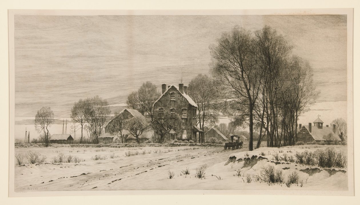 Dagen går mot sitt slut, natten sänker sig: En eftermiddag i februari av Henry Farrer