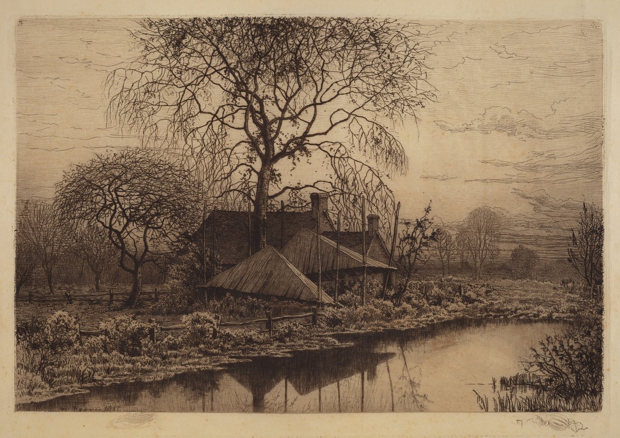 Utan titel (bondgård, Long Island) av Henry Farrer