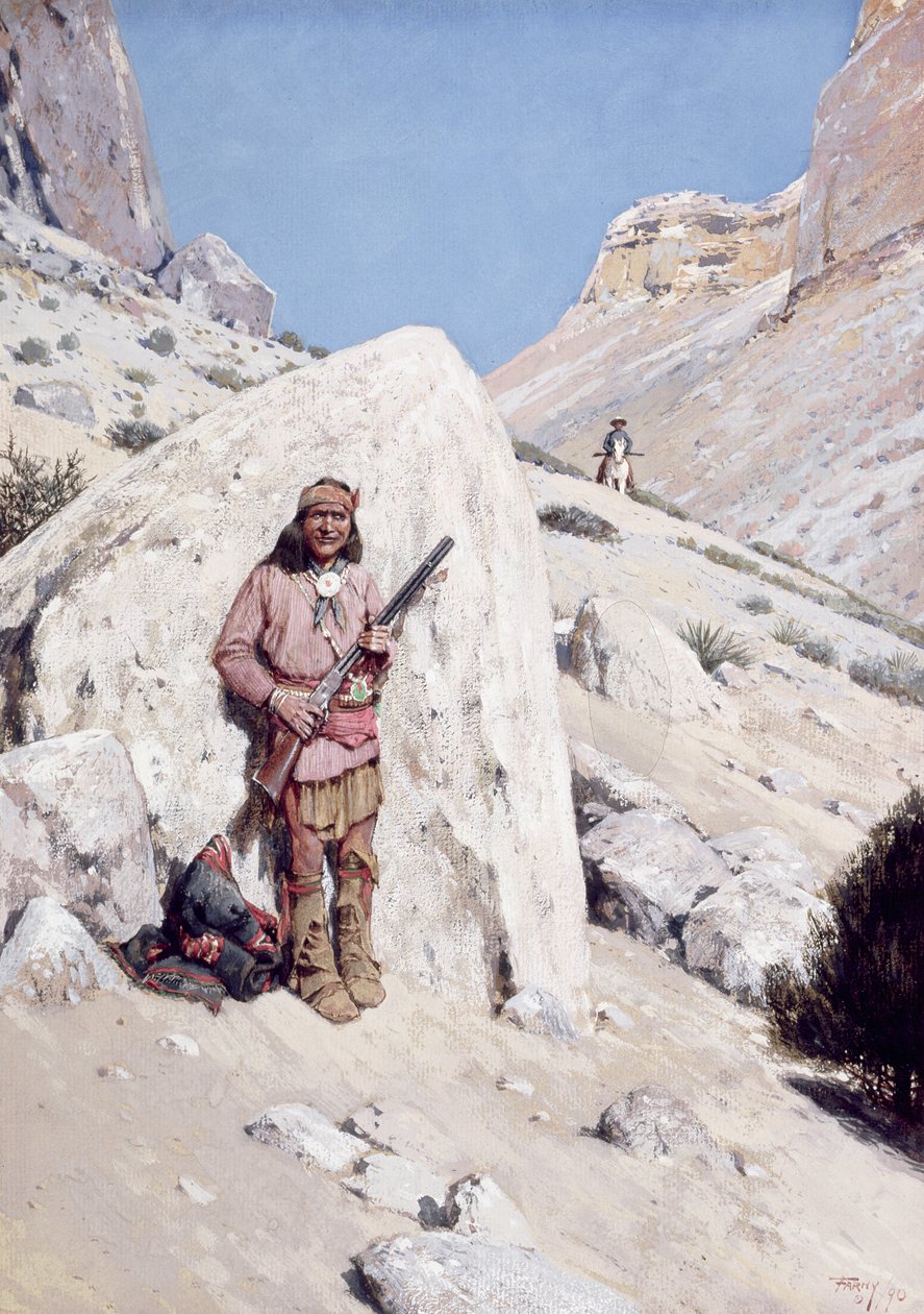 Spänning, 1890 av Henry Francois Farny