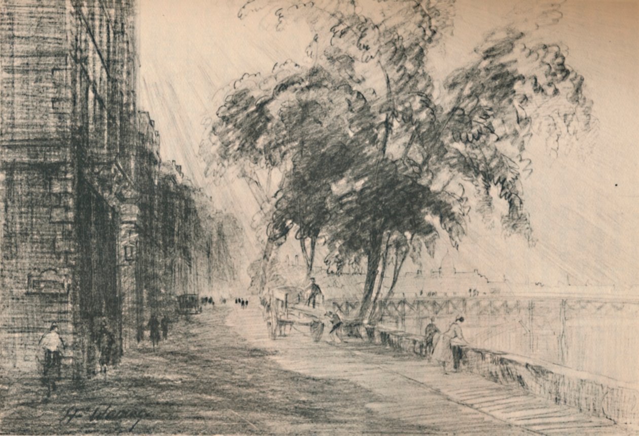 Av alla Paris gator är Seine den mest intressanta, c1927, 1927 av Henry Franks Waring