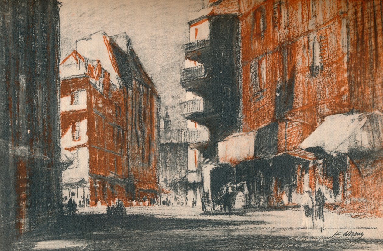 Dessa utländska gator, c1927, 1927 av Henry Franks Waring