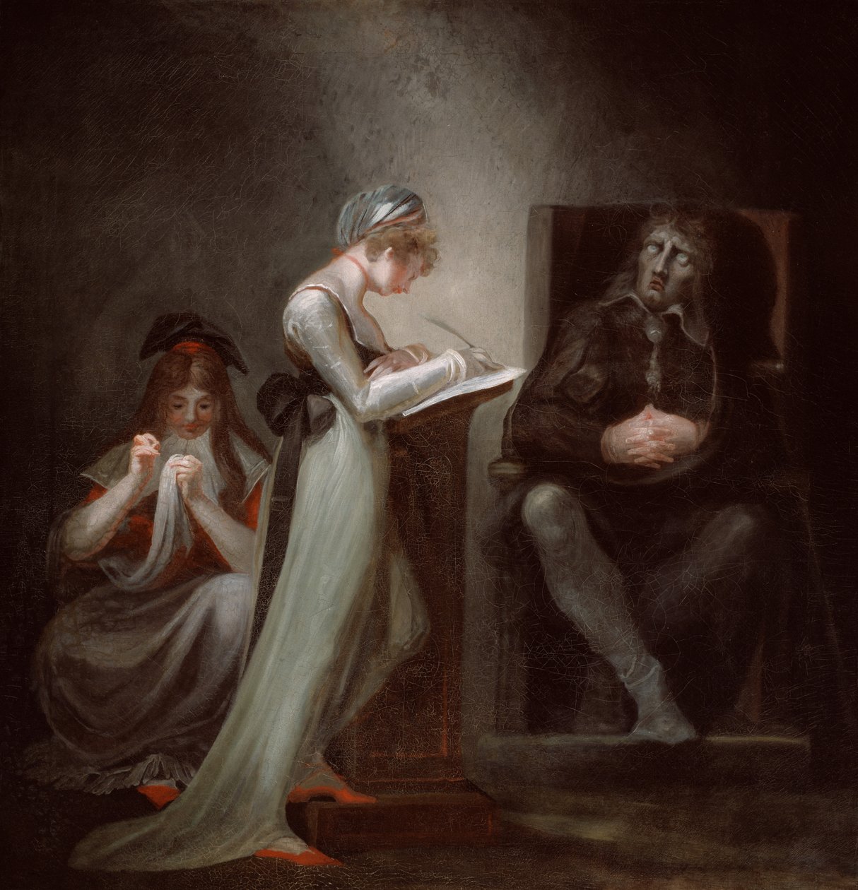 Milton dikterar till sin dotter av Johann Heinrich Füssli