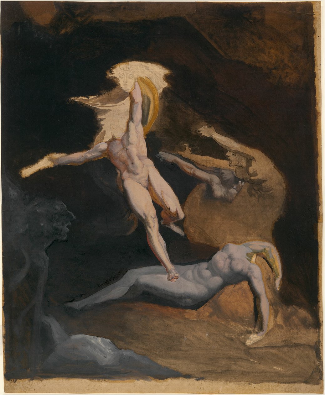 Perseus med start från Gorgonernas grotta av Johann Heinrich Füssli