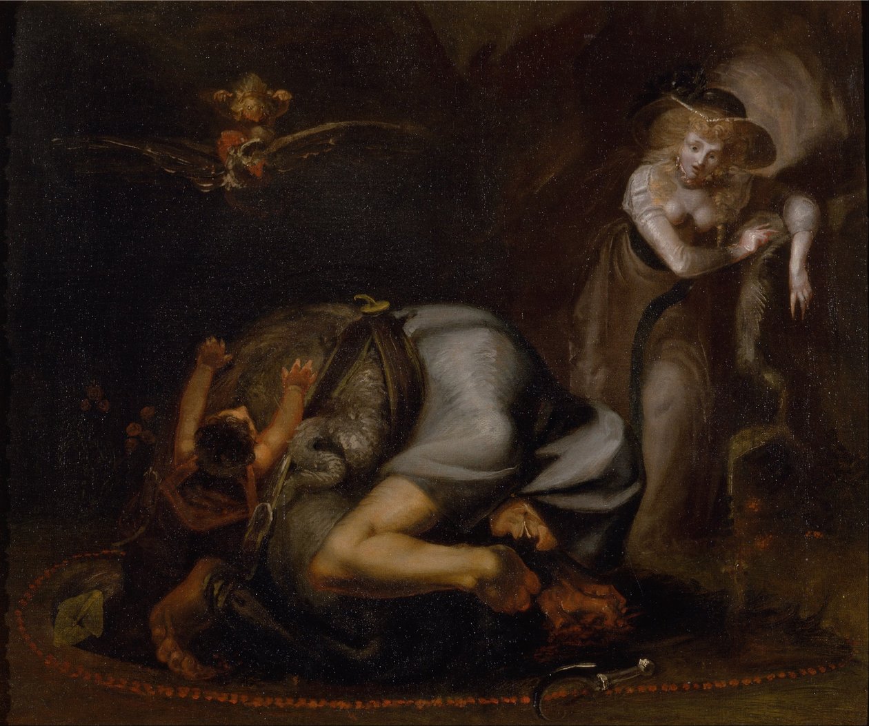 Scene of Witches, från The Masque of Queens av Ben Jonson av Johann Heinrich Füssli