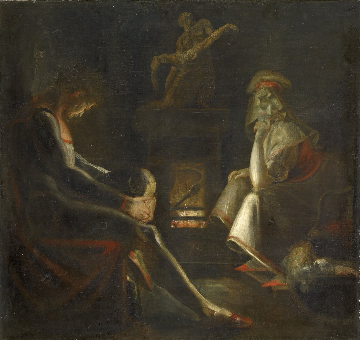 Tystnad, 1786-99 av Johann Heinrich Füssli