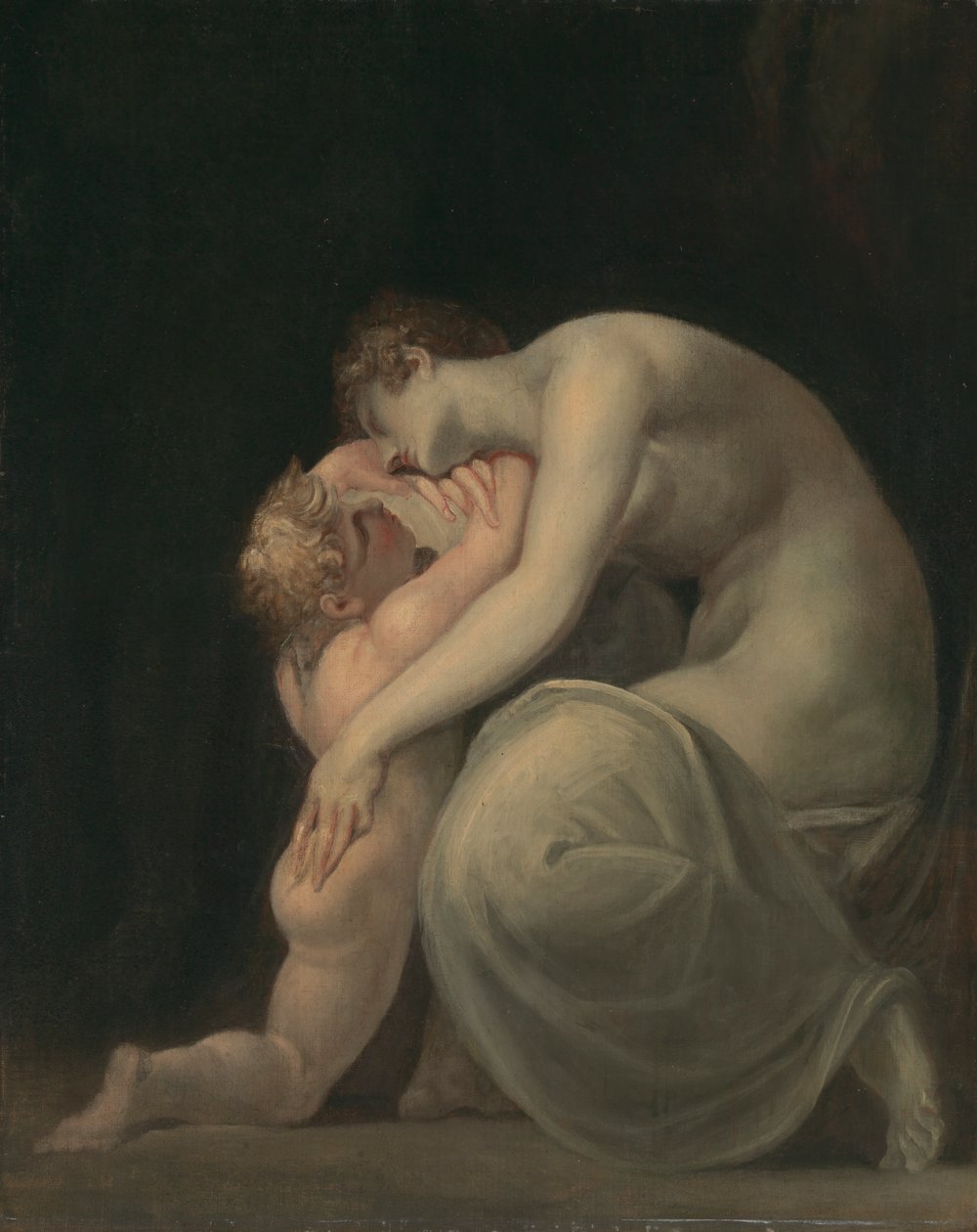 Tekemessa och Eurysakes av Johann Heinrich Füssli