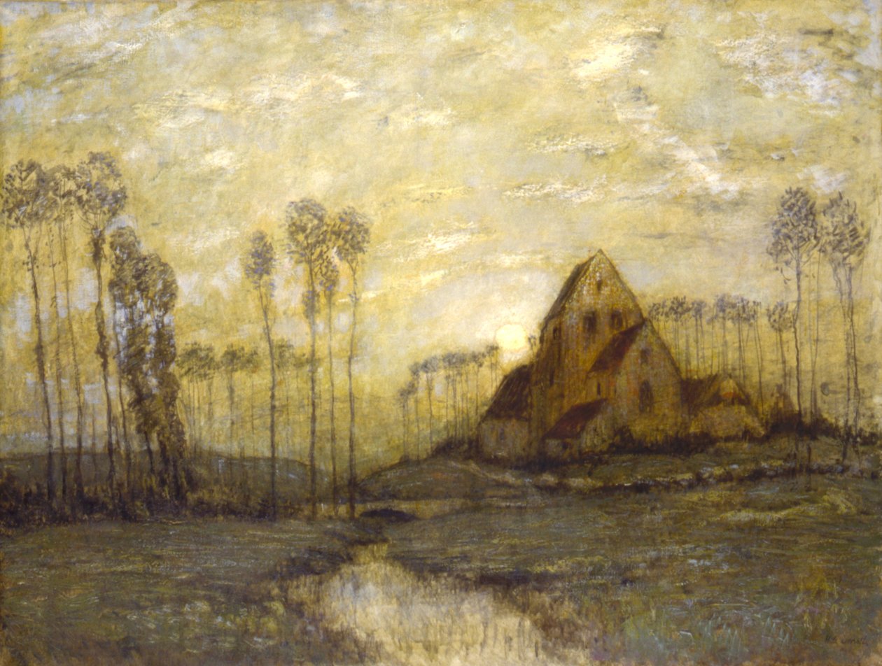 En gammal kyrka i Montreuil, ca. 1906-1907. av Henry Golden Dearth