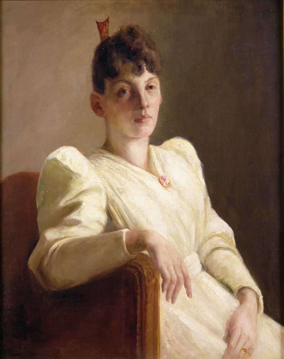 Porträtt av en ung dam av Henry Hammond Ahl