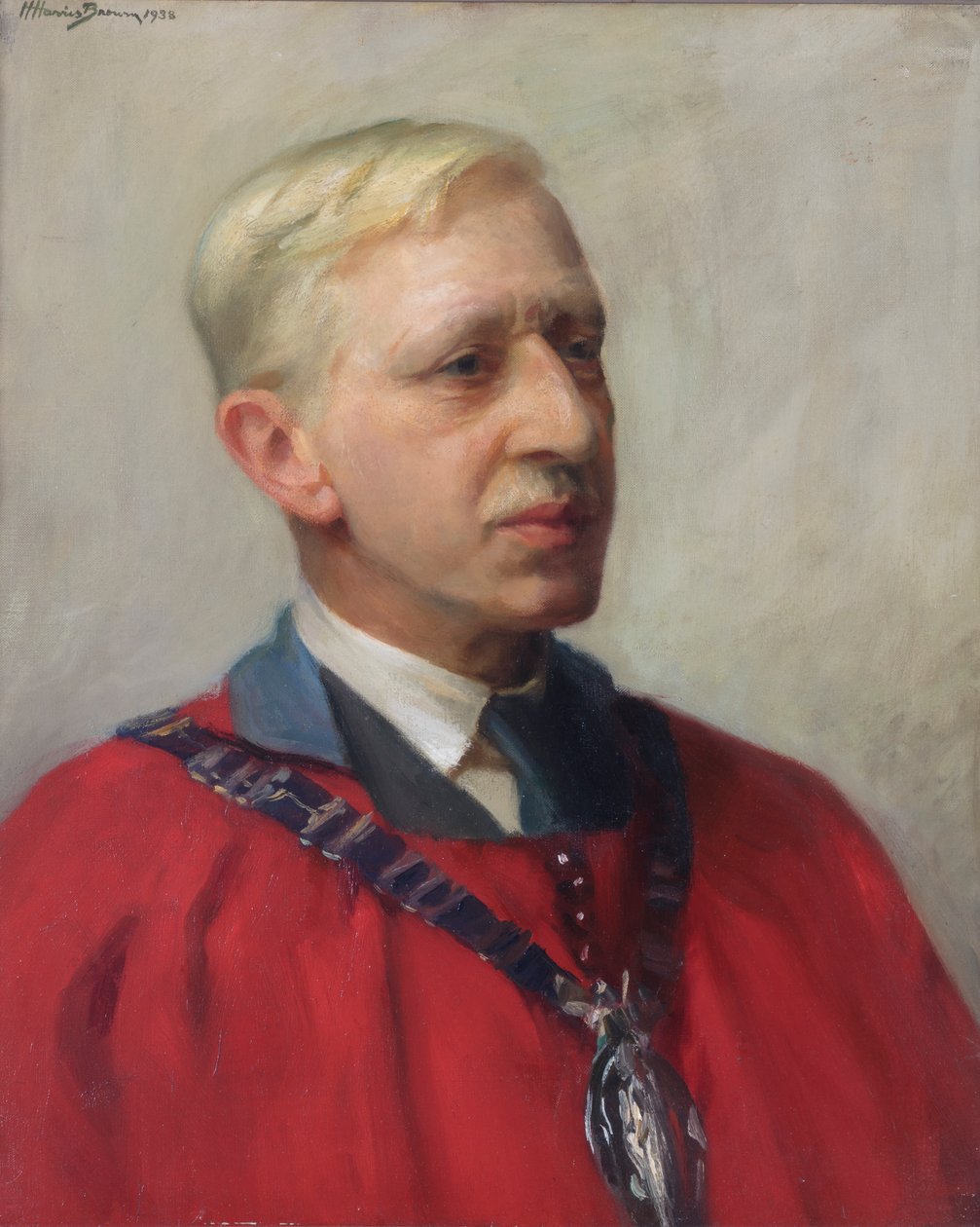 Porträtt av Richard Garbe av Henry Harris Brown