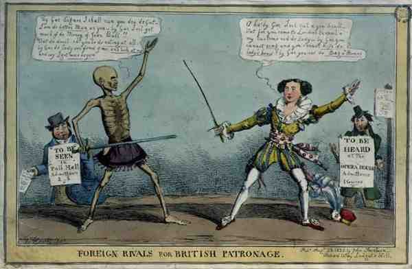 "Foreign Rivals for British Patronage", pub. av John Fairburn av Henry Heath