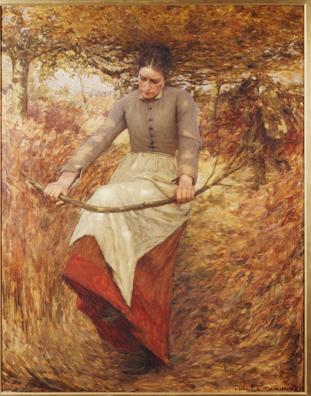 En höstmorgon av Henry Herbert La Thangue