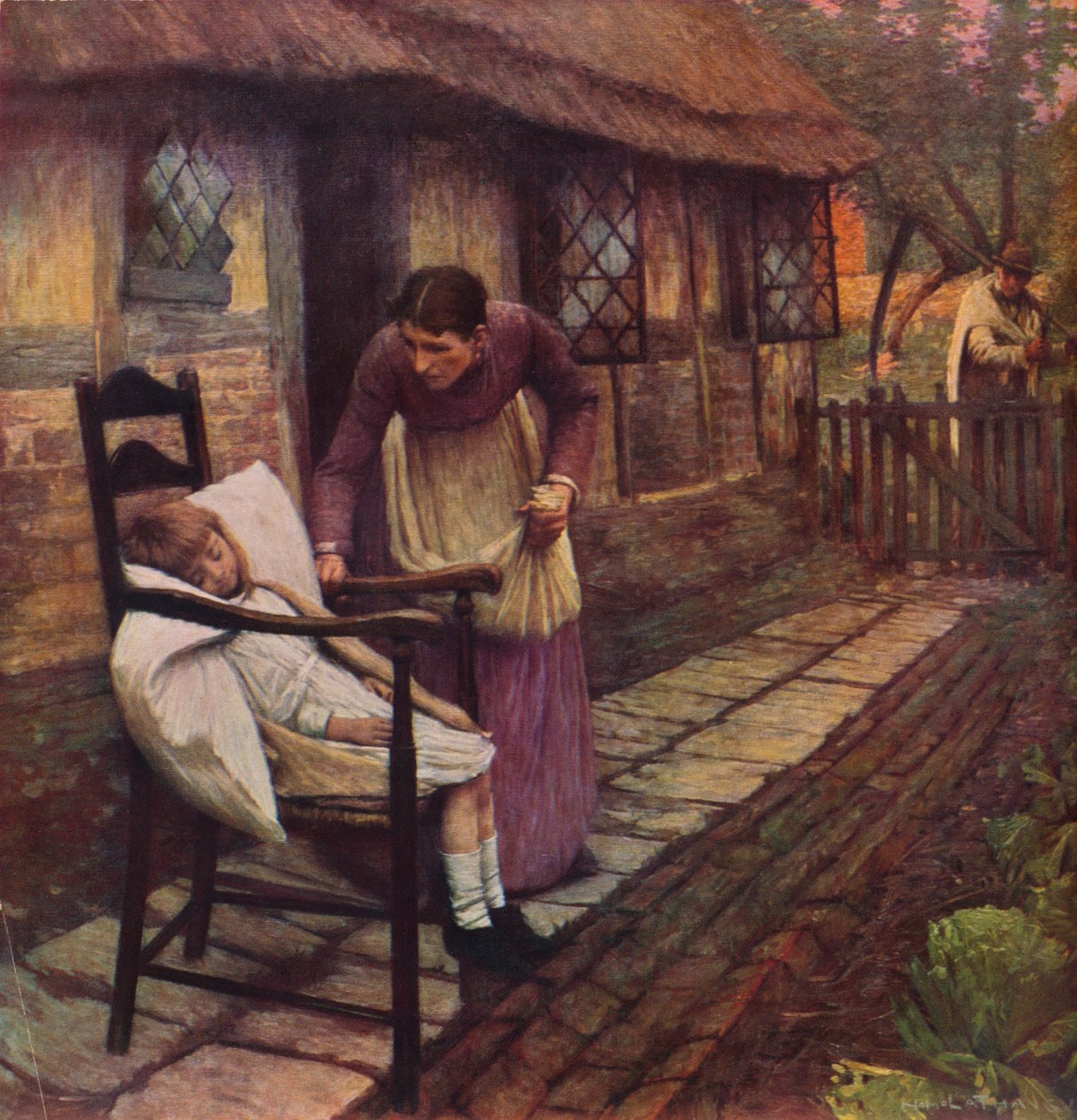 Mannen med lie, 1935 av Henry Herbert La Thangue