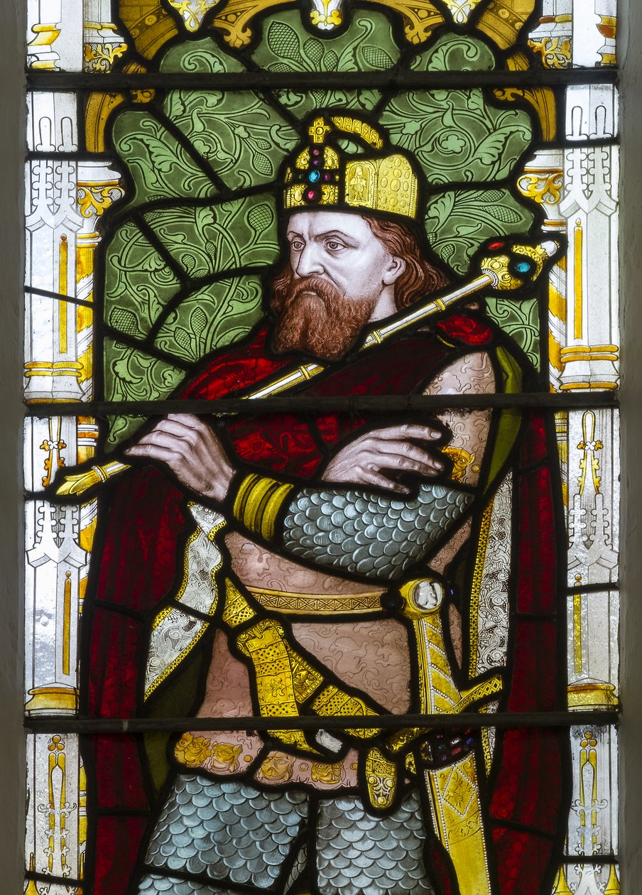 Cambridge, Trinity College, Heaton Butler & Bayne, Henry Holiday, Carolus, 1870, CA av Henry Holiday