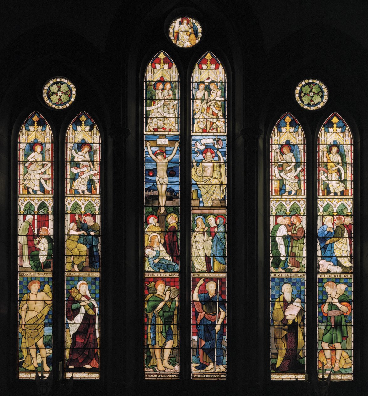 East Window, 1879 (målat glas) av Henry Holiday