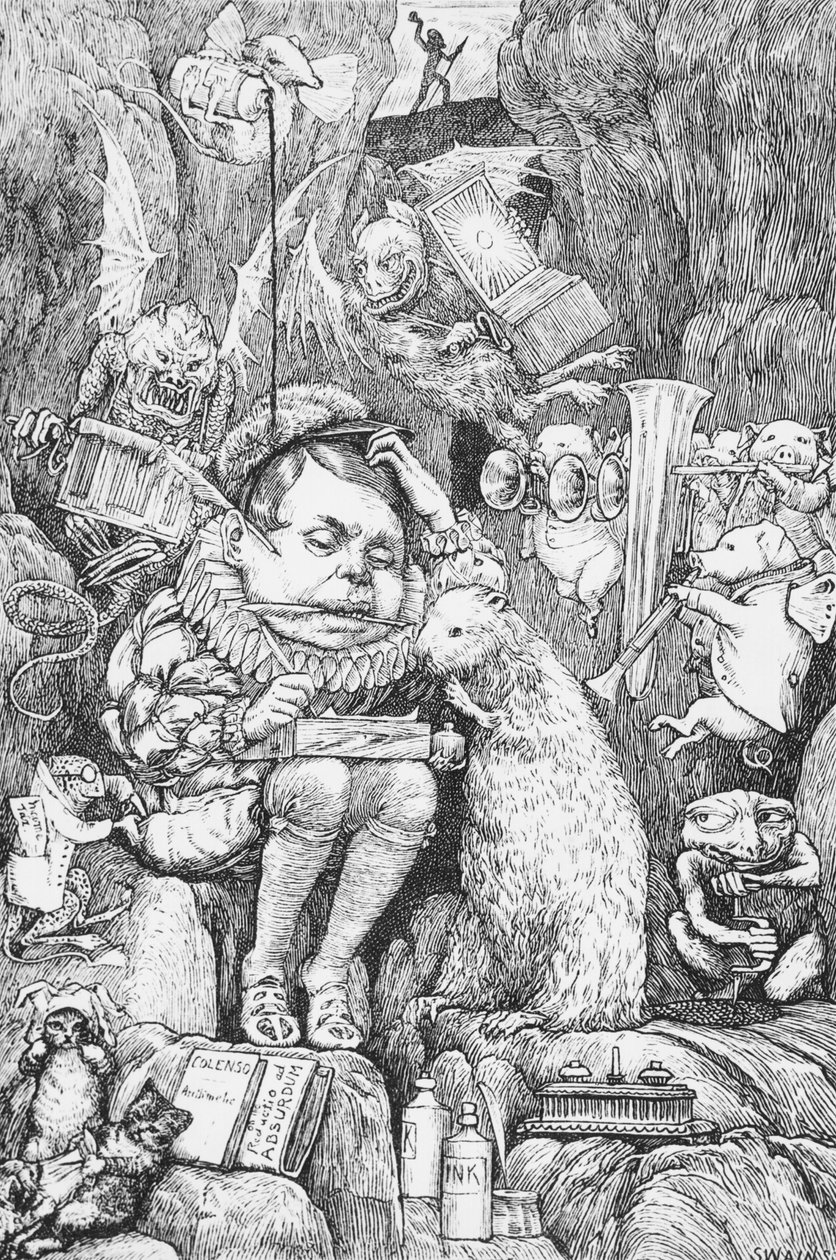 Illustration till "The Hunting of the Snark" av Lewis Carroll (1832-98) London, 1876 av Henry Holiday