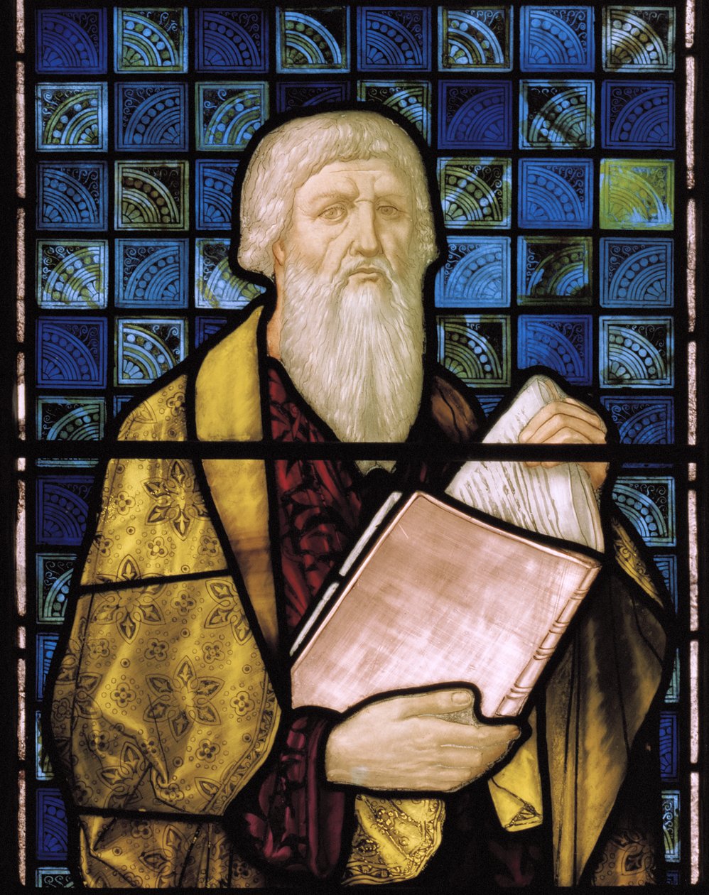 Jesaja, 1879 (målat glas) av Henry Holiday