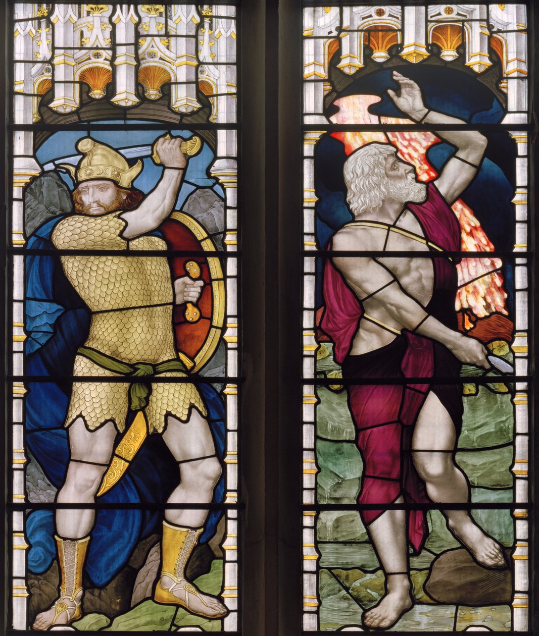 Joshua & Elia, 1882 av Henry Holiday