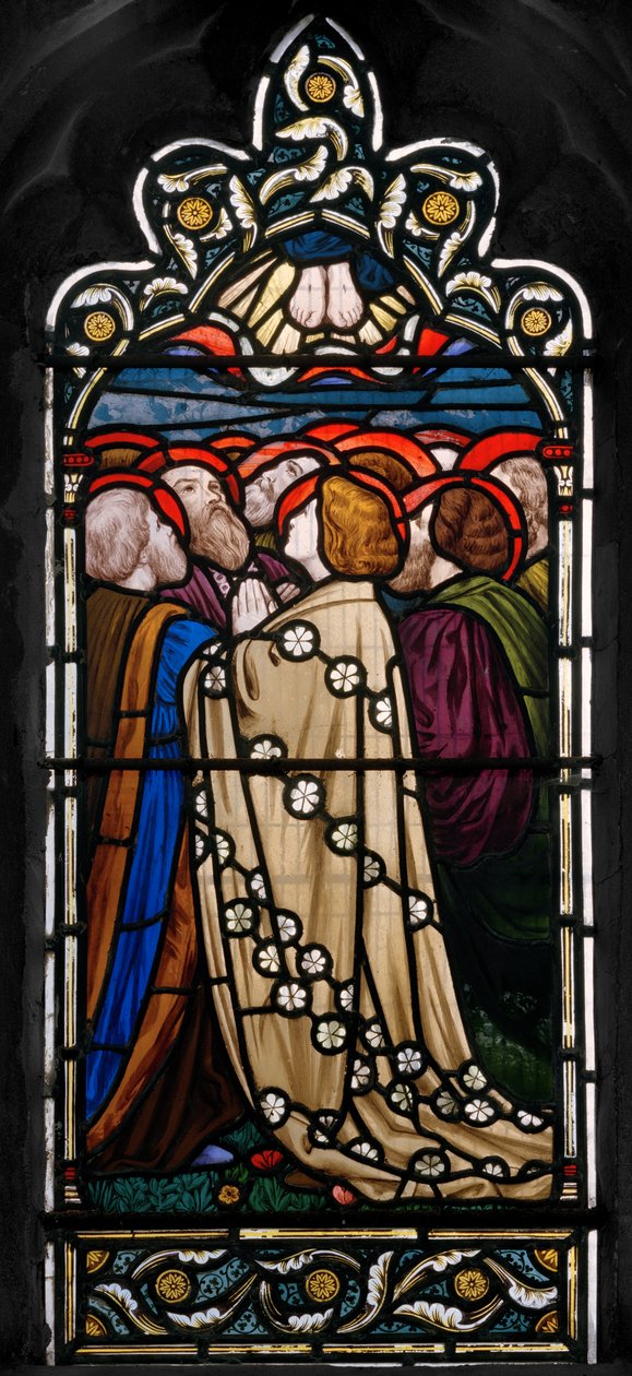 The Ascension, 1866 (målat glas) av Henry Holiday