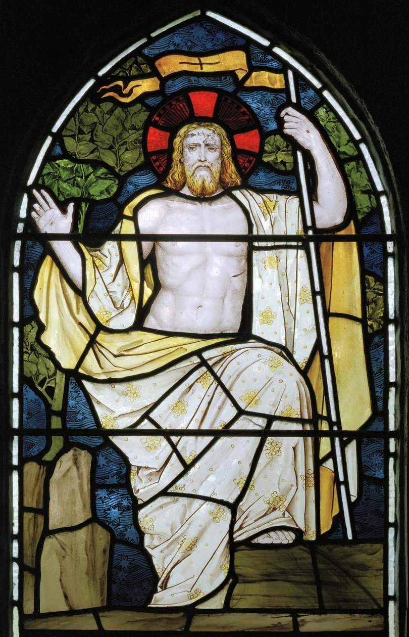 Den uppståndne Kristus, ca 1875 av Henry Holiday