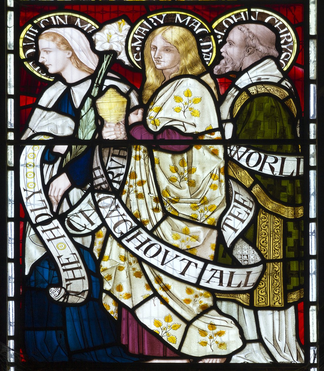 Jungfru Maria, Maria Magdalena, St John, c.1872 av Henry Holiday
