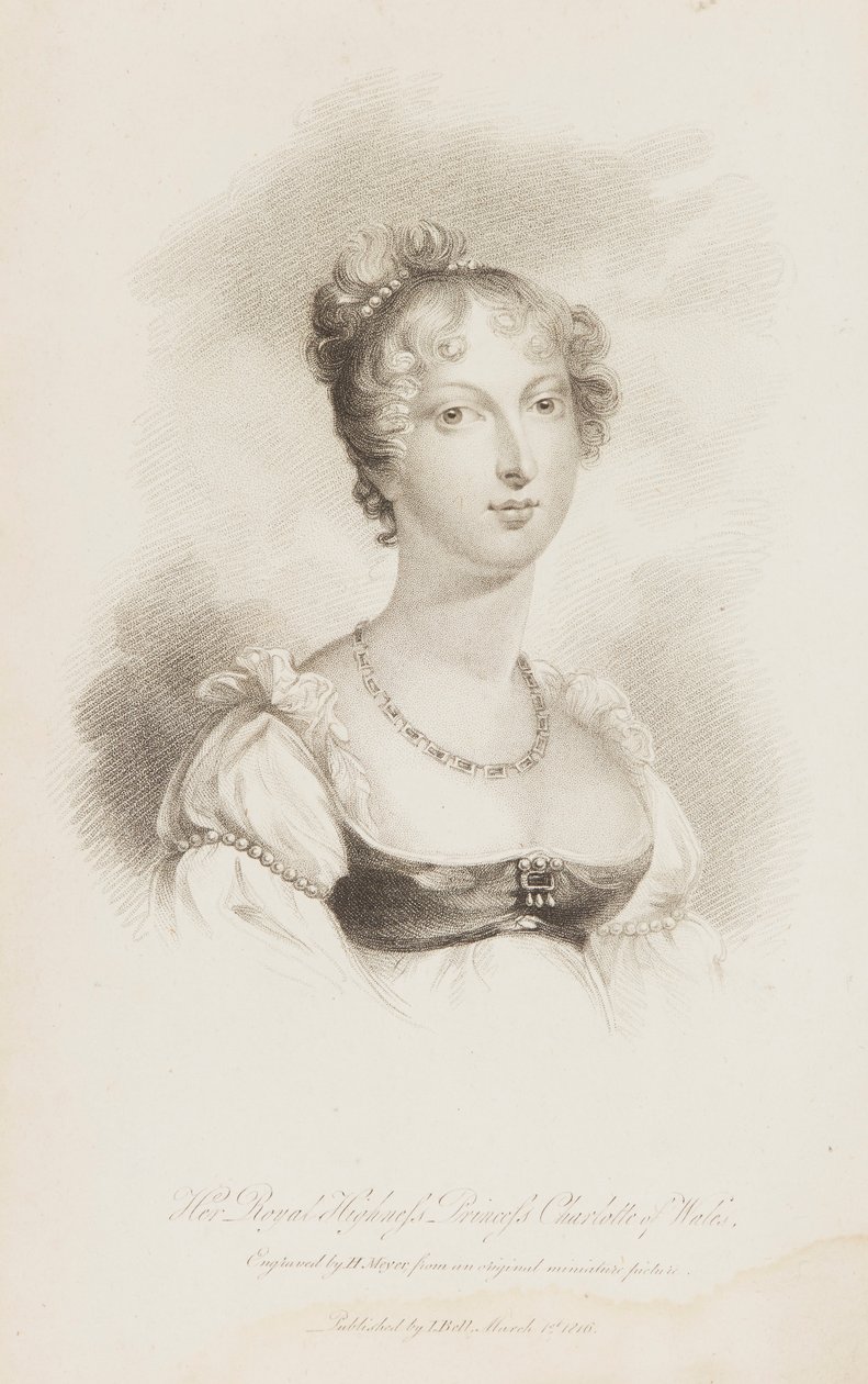 Prinsessan Charlotte Augusta av Wales av Henry Hoppner Meyer