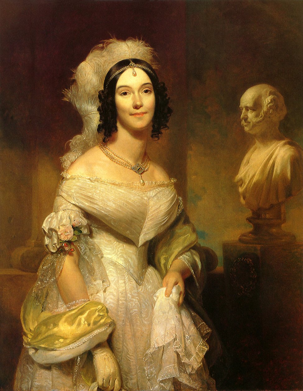 Angelica Singleton Van Buren av Henry Inman