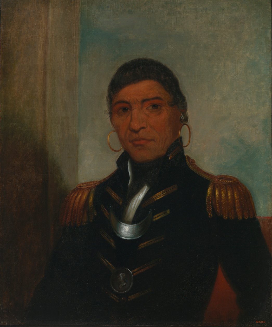 Big Buffalo (Chippewa) av Henry Inman