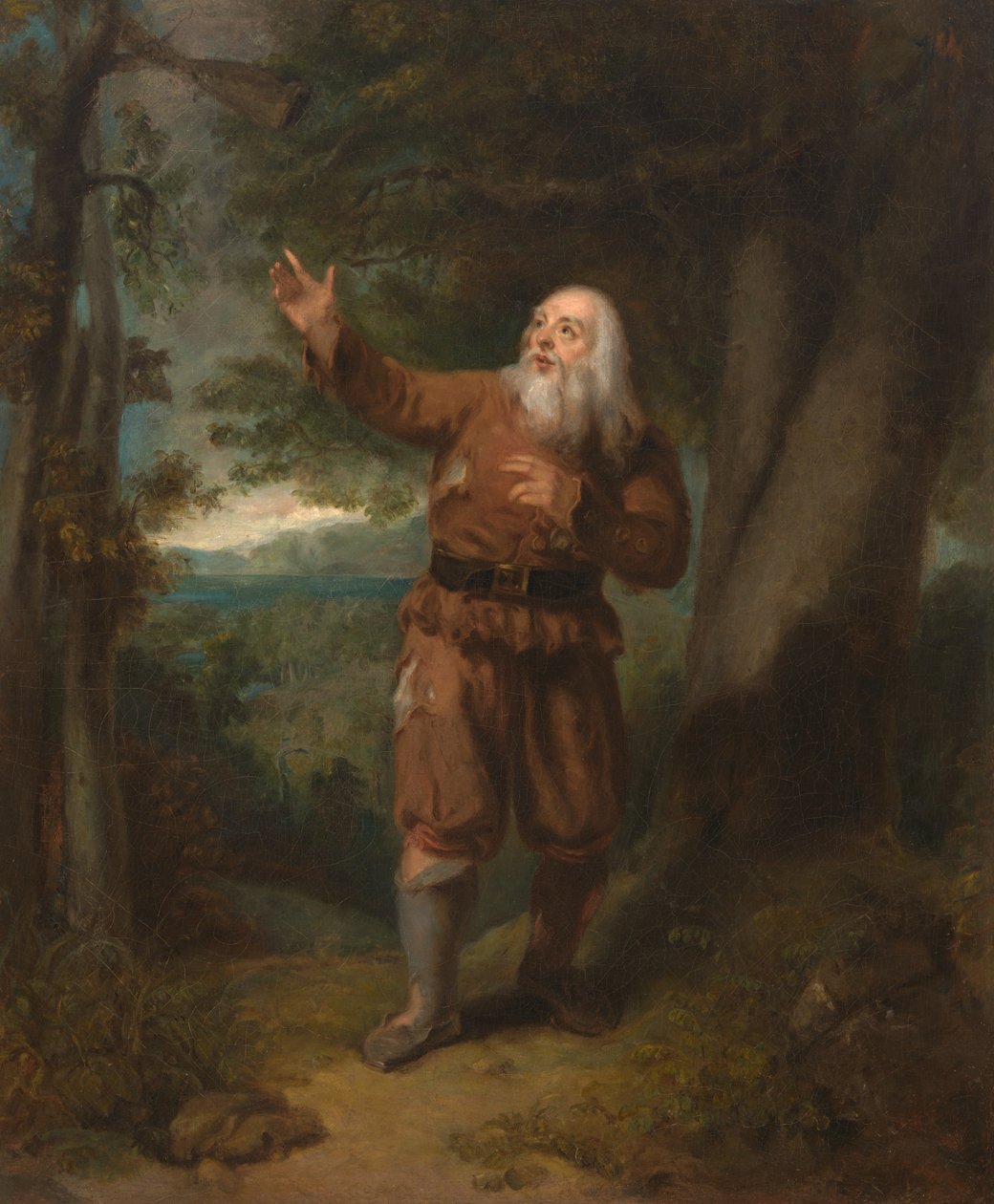 Herr Hackett, i rollen som Rip Van Winkle av Henry Inman